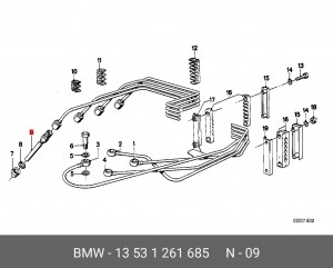 Клапанная форсунка 13 53 1 261 685 BMW