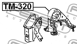 Подушка двигателя TM-320 FEBEST