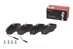 Комплект тормозных колодок, диско P23068 BREMBO