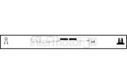 Ккомплект проводов зажигания 73952 STANDARD