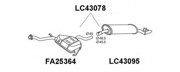 Глушитель выхлопных газов конечный LC43078 VENEPORTE