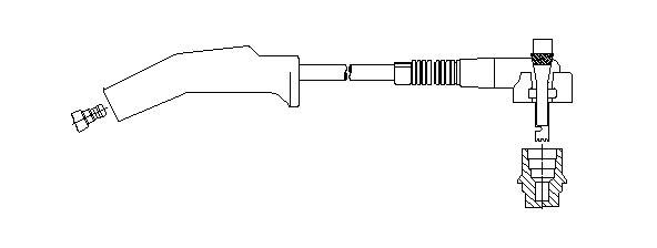 Провод зажигания 816E100 BREMI