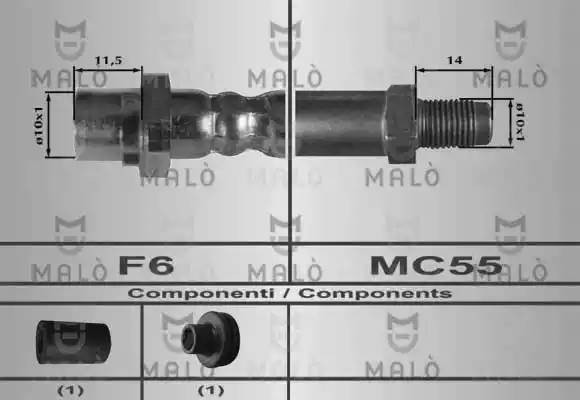 Тормозной шланг 80305 MALO