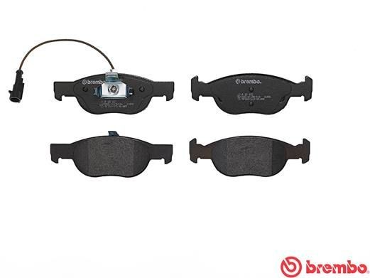 Комплект тормозных колодок, диско P23057 BREMBO