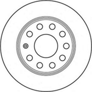 Тормозной диск 562236B BENDIX JURID