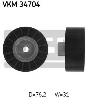 Ролик ремня приводного VKM-34704 SKF