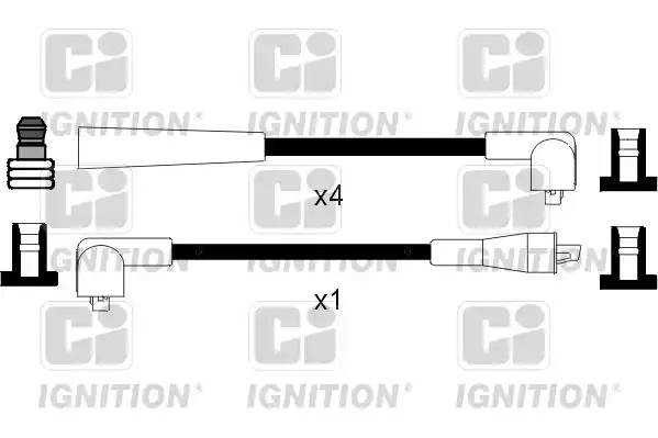 Ккомплект проводов зажигания XC1079 QUINTON HAZELL
