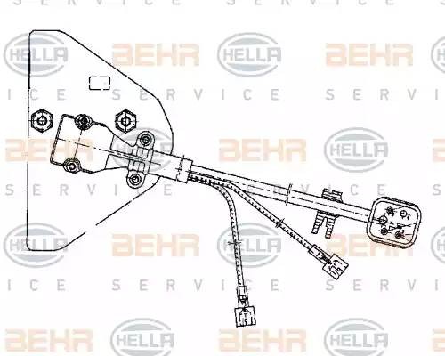 Блок управления, отопление / вентиляция 5HL351321051 HELLA