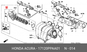 Деталь 17120PPAA01 HONDA