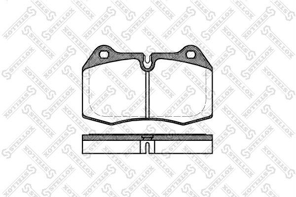 Колодки тормозные дисковые 452-000-SX STELLOX