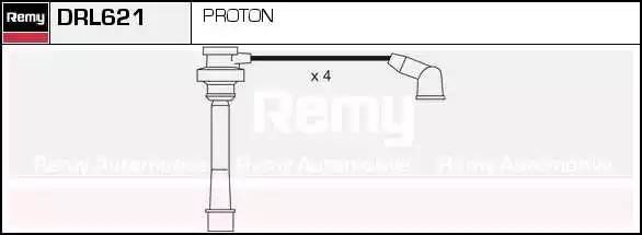 Ккомплект проводов зажигания DRL621 DELCO REMY