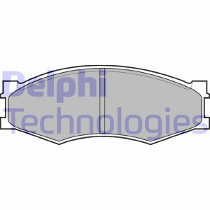 Комплект тормозных колодок, диско LP358 DELPHI