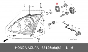 Деталь 33126S6AJ61 HONDA