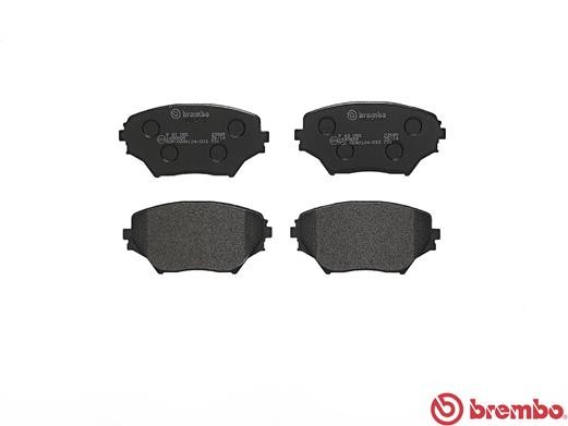 Комплект тормозных колодок, диско P83055 BREMBO