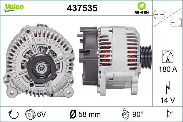 Генератор 437535 VALEO PHC