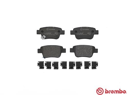 Комплект тормозных колодок, диско P83047 BREMBO