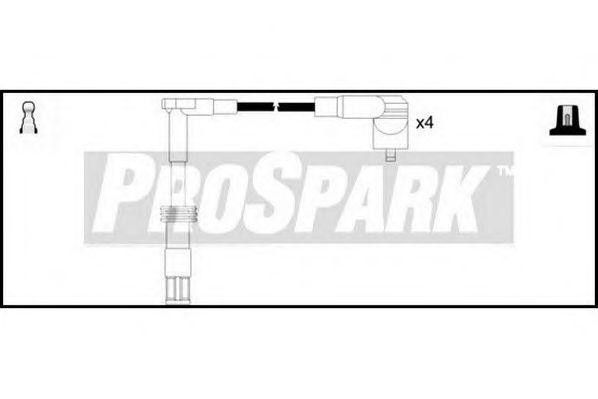 Ккомплект проводов зажигания OES793 STANDARD