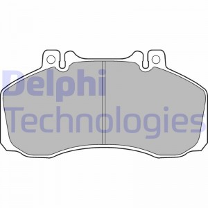 Комплект тормозных колодок, диско LP858 DELPHI