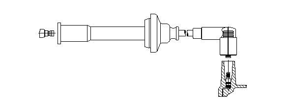 Провод зажигания 1A0897 BREMI