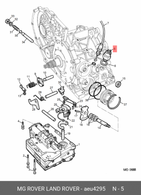Выключатель, фара заднего хода AEU4295 MG ROVER LAND ROVER