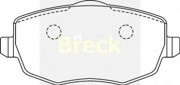 Комплект тормозных колодок, диско 2407300 BRECK
