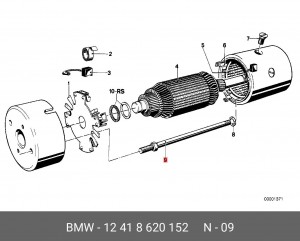 Болт 12 41 8 620 152 BMW