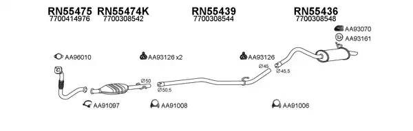 Система выпуска ОГ 550127 VENEPORTE