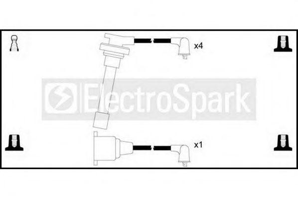 Ккомплект проводов зажигания OEK395 STANDARD