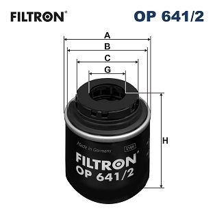 Фильтр масляный двигателя OP6412 FILTRON