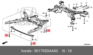 Деталь 90179SDAA00 HONDA