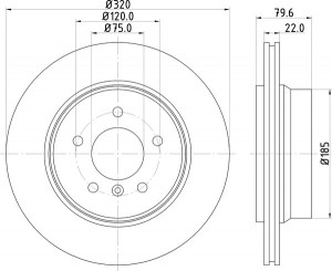 Тормозной диск MDC1720 MINTEX