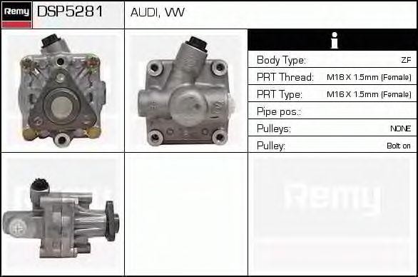Гидравлический насос, рулевое управление DSP5281 DELCO REMY