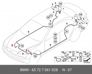 Деталь 65 72 7 061 028 BMW