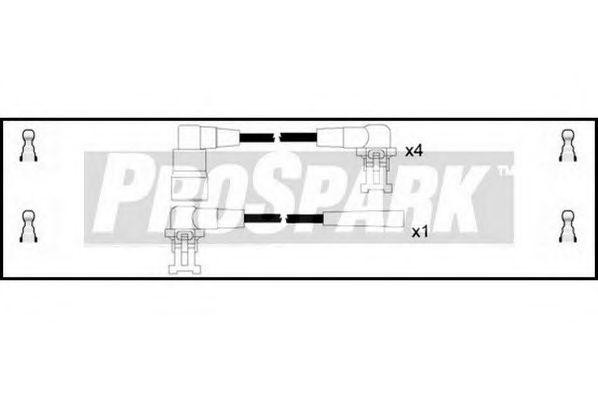 Ккомплект проводов зажигания OES631 STANDARD