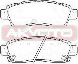 Колодки тормозные дисковые AKD-0883 AKYOTO