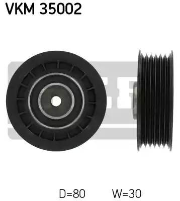 Паразитный / ведущий ролик, поликлиновой ремень VKM35002 SKF