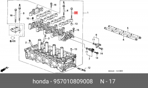 Болт крепления 957010809008 HONDA