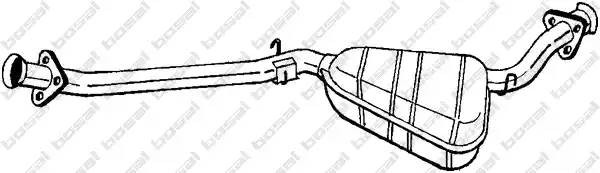 Средний глушитель выхлопных газов 281739 BOSAL