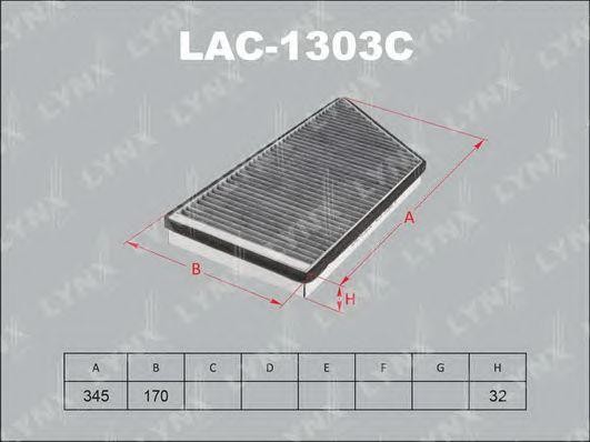Фильтр салона LAC-1303C LYNXAUTO