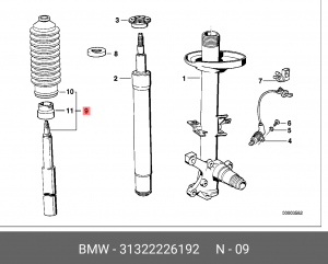 Амортизатор подвески 31 32 2 226 192 BMW