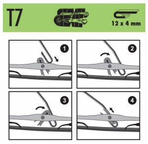 Щетка стеклоочистителя 728804 VALEO PHC
