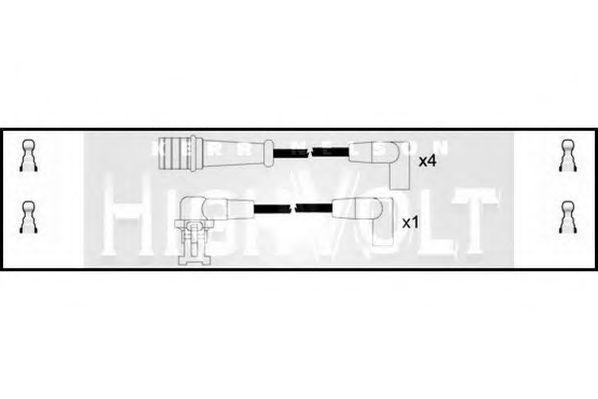 Ккомплект проводов зажигания OEF109 STANDARD