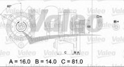 Генератор 436388 VALEO PHC