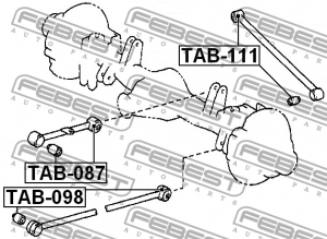 Сайлентблок TAB-111 FEBEST
