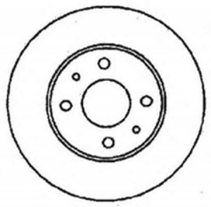 Тормозной диск 561380B BENDIX JURID