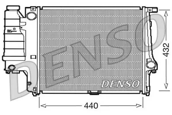 Радиатор, охлаждение двигател DRM05037 DENSO
