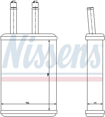Интеркулер 96957 NISSENS
