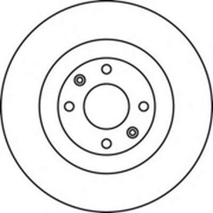 Тормозной диск 562221B BENDIX JURID