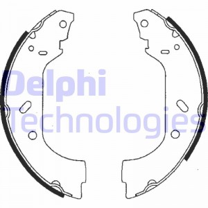 Комплект тормозных колодок LS1715 DELPHI