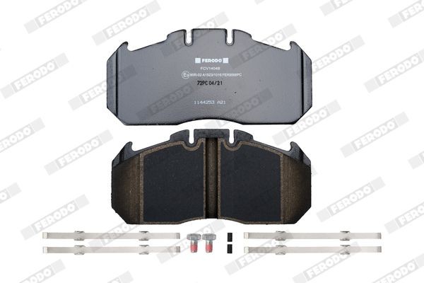 Комплект тормозных колодок, диско FCV1404B FERODO